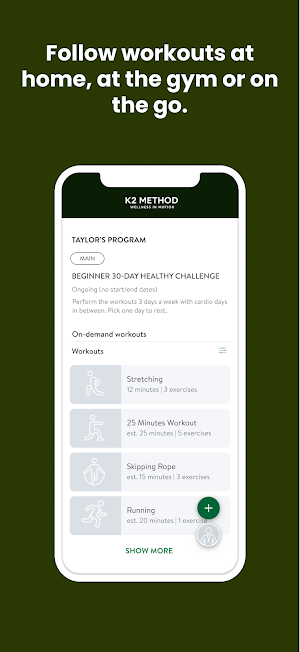K2 Method Wellness In Motions Screenshot 2