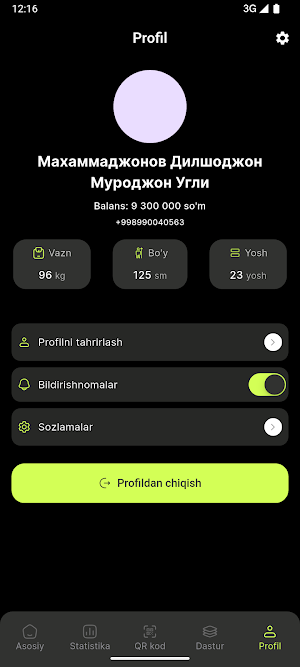 CaslFit Screenshot 2