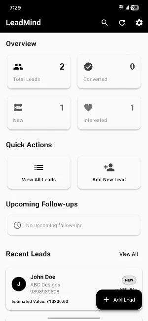 LeadMind Screenshot 0