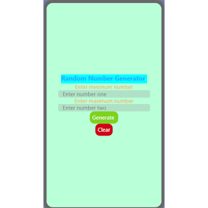 Random Number Generator Screenshot 2