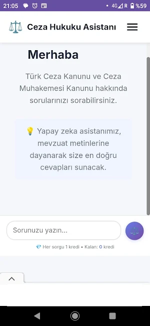 Türk Ceza Hukuku Robotu Screenshot 0