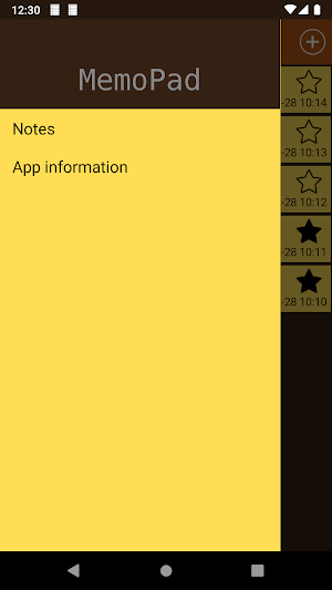 MemoPad Screenshot 1