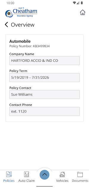 Joel T. Cheatham Ins Online Screenshot 3
