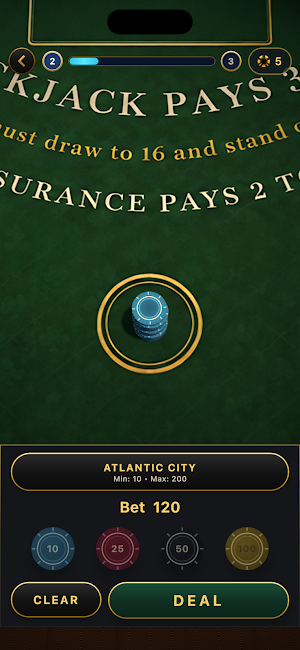 Blackjack 3D: 21 Casino Game Screenshot 3