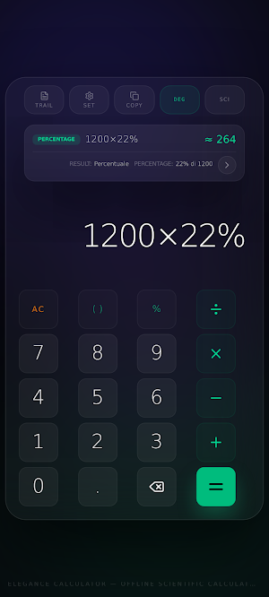 Elegance Calculator Screenshot 1