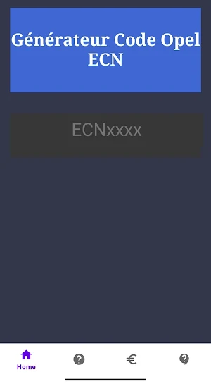 Data ECN Opel Screenshot 0