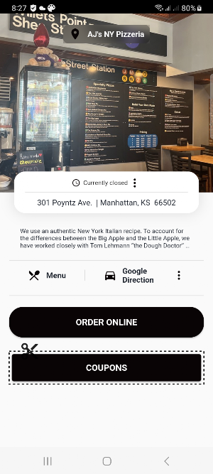 AJ'S NY Pizzeria Screenshot 1