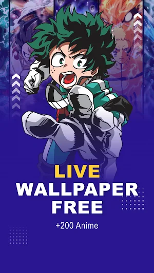 Anime Live Wallpaper 4K/HD Screenshot 0