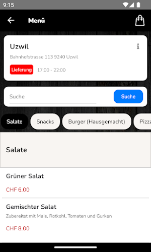 Pizzeria Schöntal Screenshot 1