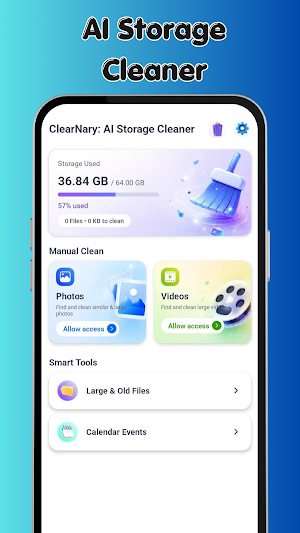 ClearNary: AI Storage Cleaner Screenshot 1