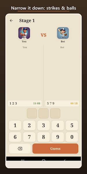 Number Baseball - Bulls & Cows Screenshot 2