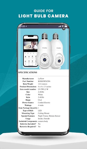 Light Bulb Camera Wifi Guide Screenshot 3