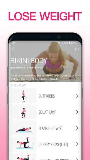 Workout for Women | Weight Loss Fitness App by 7M Screenshot 2