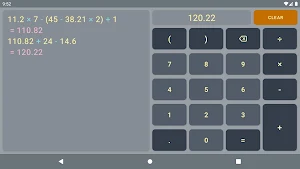 My Calc Screenshot 2