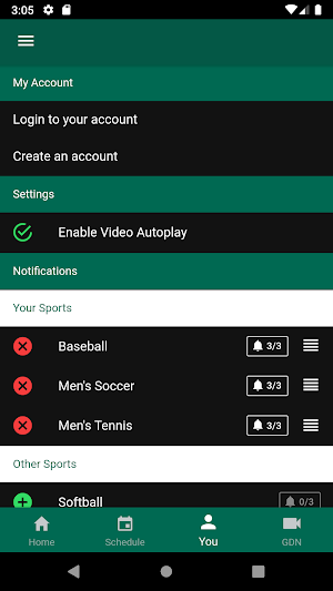 GGC Athletics Screenshot 2