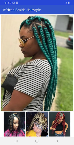 African braids hairstyle 2020 😍 - offline Screenshot 1