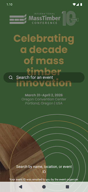 Mass Timber Conference Screenshot 1