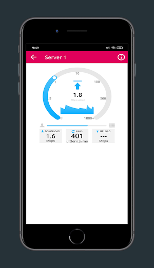 Speed Test Internet - 4 Server Screenshot 1