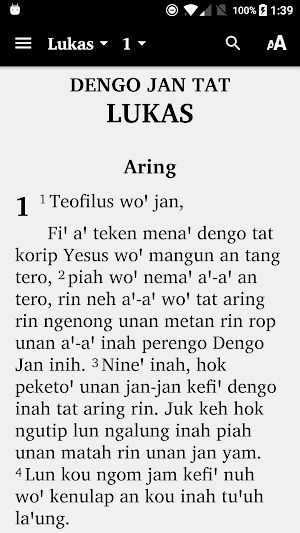 Injil Lukas Punan Screenshot 0