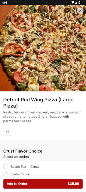 Detroit Pizza App Screenshot 3