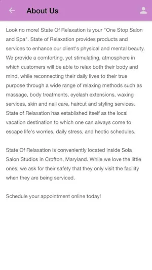 State of Relaxation Spa Screenshot 2