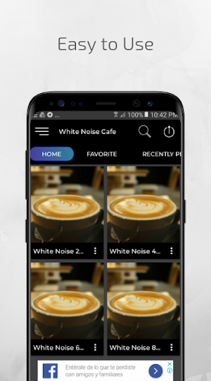 White Noise Cafe Buzz Screenshot 1