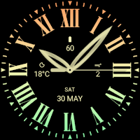 Orange Classic Watch Face
