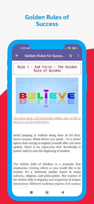 the Golden Rules of Success Screenshot 2
