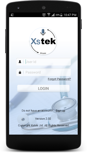 Xstek-Dictate Screenshot 0