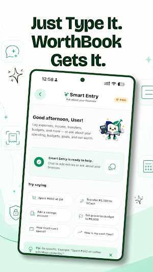 WorthBook: Money Manager Screenshot 2