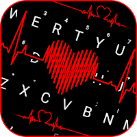 Heartbeat Parallax Keyboard Background