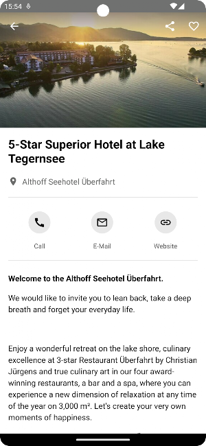 Althoff Seehotel Überfahrt Screenshot 2