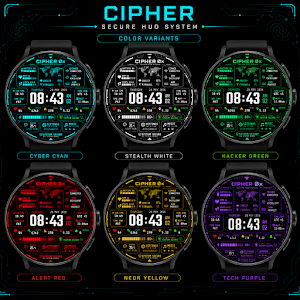 Cipher 0̸x Watch Face Screenshot 3