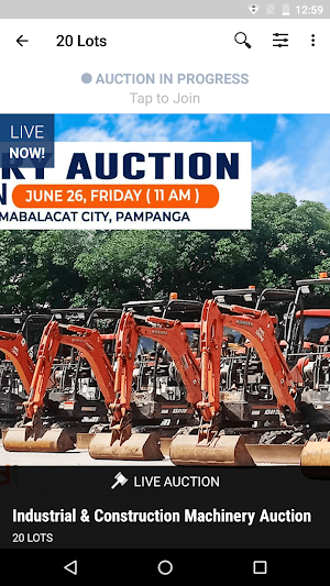 HMR Auctions Screenshot 1