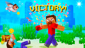 Blocky Craft Runner - Crush it Screenshot 3