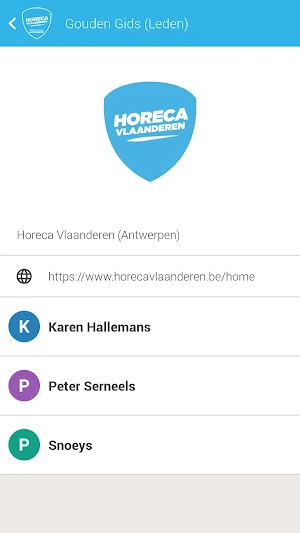 Horeca Vlaanderen Screenshot 1
