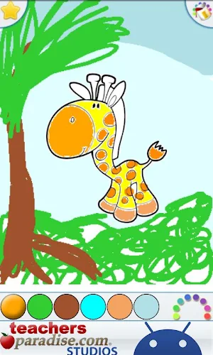 Jungle Animals Coloring Book Screenshot 1