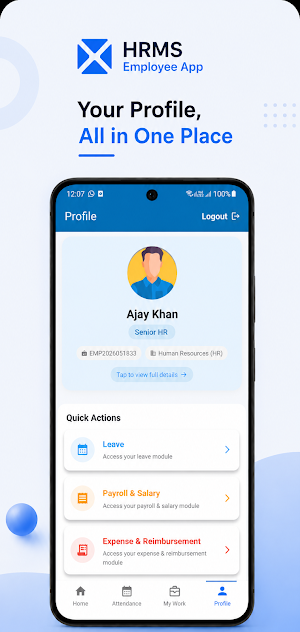 HRMS Employee Screenshot 2