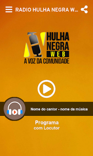 Rádio Hulha Negra WEB Screenshot 1