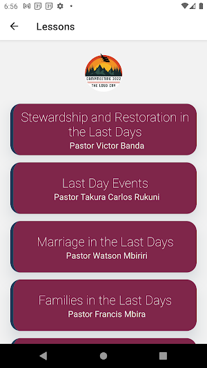 CZC Camp Meeting 2022 Screenshot 1