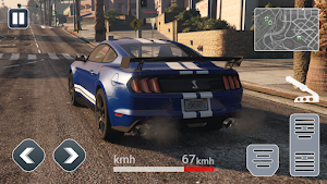 Car Mustang Drift Simulator Screenshot 2