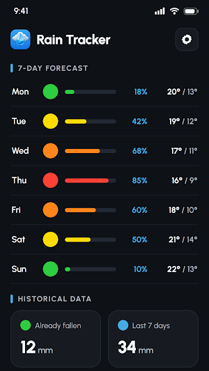 Rain Tracker: Weather Radar Screenshot 2