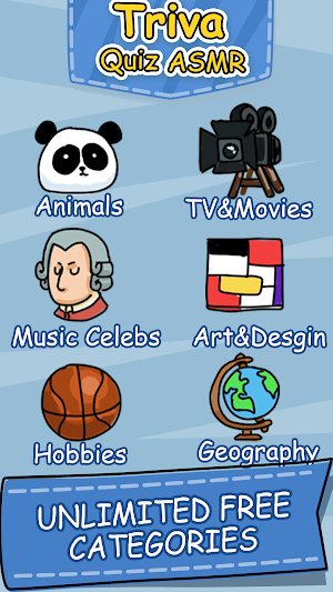 Trivia Quiz ASMR - Logic Game Screenshot 0