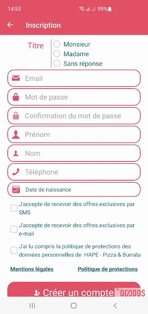 HAPE - Pizza & Burrata Screenshot 1