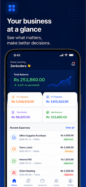 Asaan Hisaab - Expense Tracker Screenshot 1