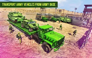 Army Criminals Prisoners Transport Truck Simulator Screenshot 3