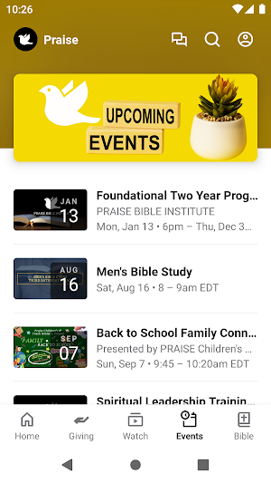 Praise Tabernacle - EHT Screenshot 2