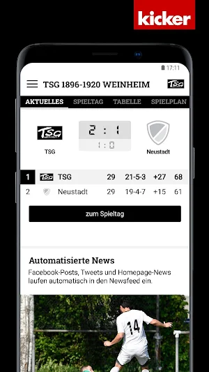 TSG 1896-1920 Weinheim Screenshot 2