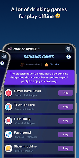 Game of Shots 2: Drinking game Screenshot 1