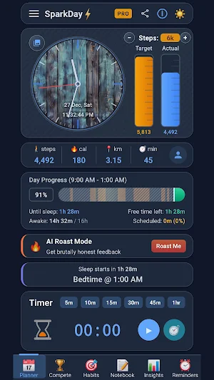 SparkDay: Step & Daily Planner Screenshot 0